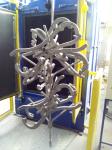 Universal Hook Type Shot Blasting Machine For Casting Parts