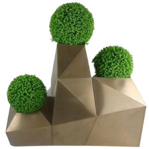 Quality Outdoor modern stainless steel planter flower pots planters wholesale