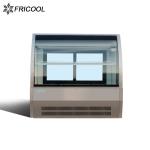 22 Cu.Ft R134a Curved Glass Refrigerated Deli Case Fridge For Bakery Shop