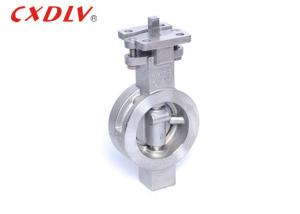 Quality High Performance Wafer Butterfly Valve Stainless Steel Double Eccentric GB PN16 wholesale