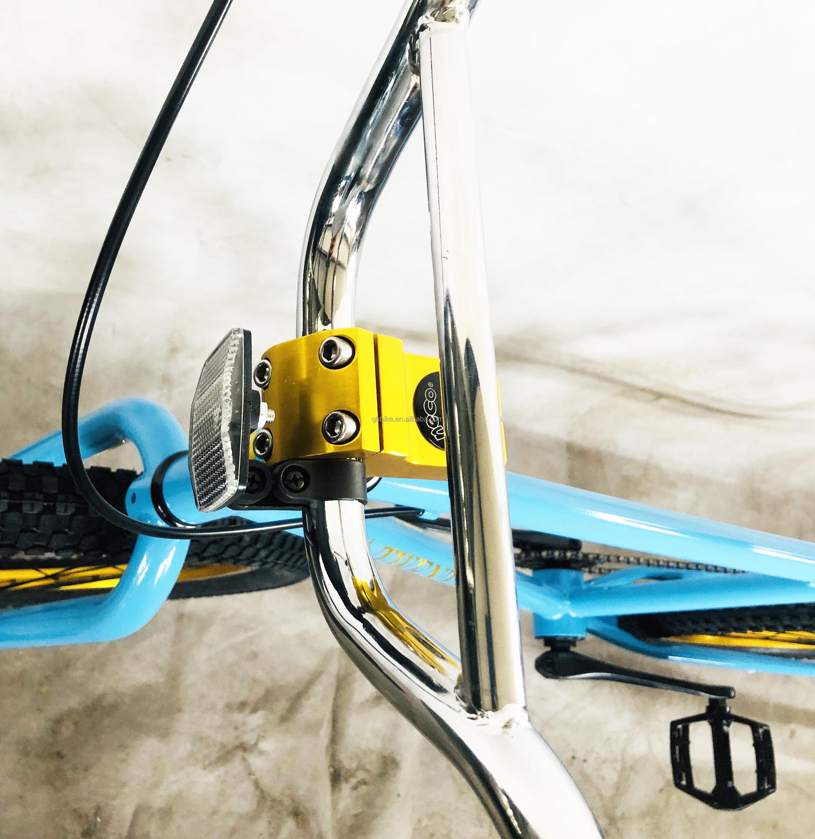 Customized Color 26" Single Speed BMX Bike with Hi-Ten Steel Frame and CE Certification