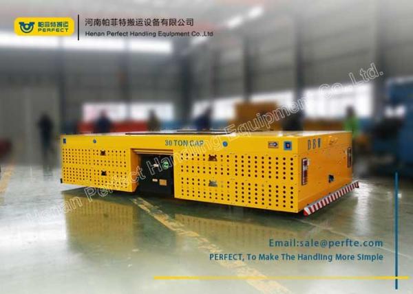 Cargo Carriage Heavy Die Transfer Cart / Battery Powered Cart No Rail Multidirec