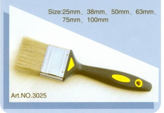 Plastic handle pure natural bristle Chinese bristle synthetic mix paint brush No