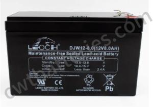 Quality DJW12-8 12V 8AH UPS Leoch Sealed Lead Acid Battery For Mobility Scooter wholesale