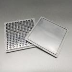 ESD 4 Inch Black Waffle Tray Packaging Lids High Temperature Resistance