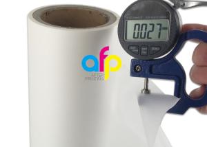 Quality Super Transparent Soft Touch Lamination Film 180mm - 1000mm Roll Width wholesale