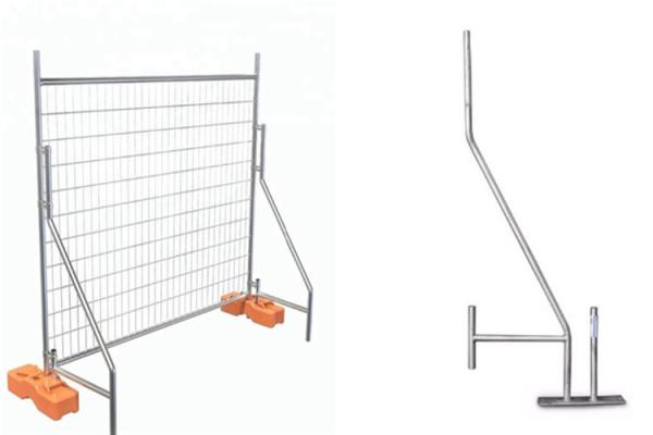 Galvanized Temporary Security Fence For Swimming Pool Or Construction Site