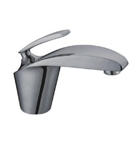 Quality Deck Mounted Basin Mixer Faucet , Waterfall Bathroom Basin Taps wholesale