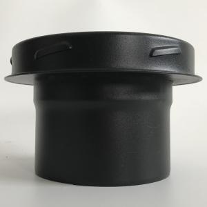 Quality Powder Coating Black Chimney Pipe Diameter 80mm-350mm For Wood Heater wholesale