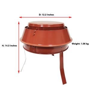 Quality stainless Stamping Hanging Pot Chimney Flue Rain Caps Outside Mount wholesale