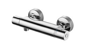 Quality 271mm Thermostatic Bath Shower Mixer Taps Wall Mounted Constant Temperature wholesale
