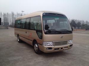 Quality Cummins Engine Coaster Minibus Luxury Passenger Travel Coach Buses Low Fuel Consumption wholesale