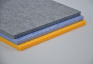 Quality Polyester Fiber Acoustic Square Panels Felt Sound Dampening Wall Board wholesale
