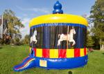 Commercial Inflatable Carousel Bounce House For Backyard 6 * 6m