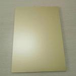 Curtain Wall 3mm Aluminum Composite Panel Golden Shining Color Coating Durable