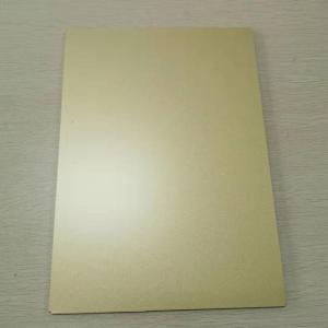 Quality Curtain Wall 3mm Aluminum Composite Panel Golden Shining Color Coating Durable wholesale