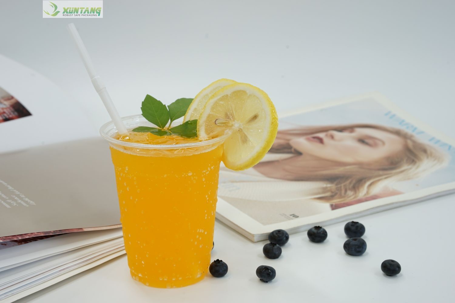 185mm Transparent Cold Drink PLA Lids Takeaway