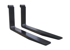 Quality Industrial Forklift Spare Parts Fork Attachments Black Color Customized Size wholesale
