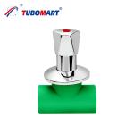 Hot Cold Water Supply Shut Off Valve Corrosion Resistant PPR Stop Cock Valve
