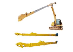 Quality 6 Ton-36 Ton Excavator Mounted Clamshell Telescopic Arm For 15M Digging Depth wholesale