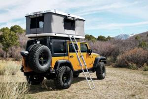Quality single layer fiberglass Hard Shell Roof Top Tent wholesale
