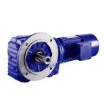 Flanged Mounted Helical-Bevel Geared Motor with Solid Shaft