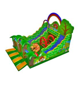 Quality Children Fun Park Inflatable Giraffe Animals Slide For Rentals wholesale