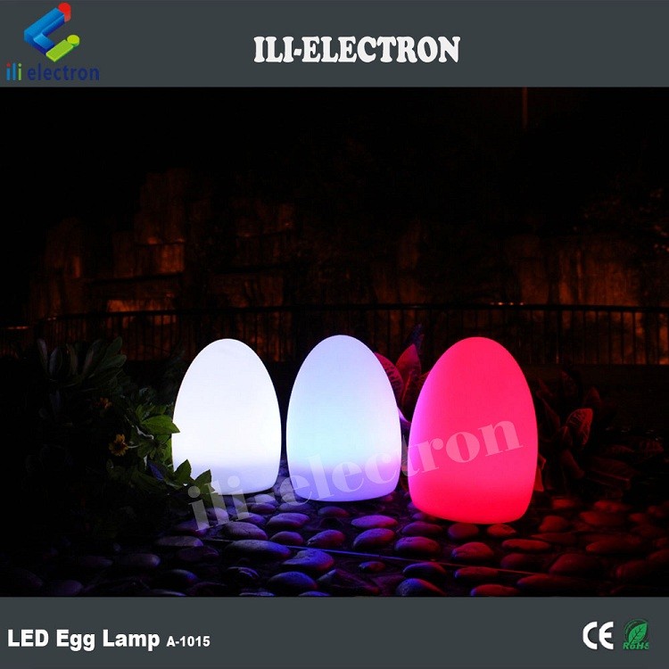 LED Lighting Egg Shape Table Lamp with 16 Colors Changing