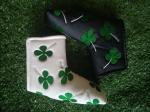 Four Leaf Clover headcover , Golf headcover , golf headcover , putter headcover