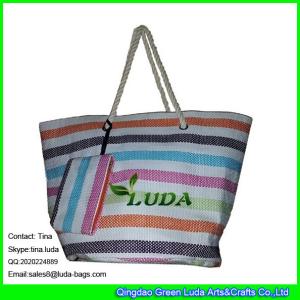 Quality LUDA 3 year no customer complain new design paper straw beach bag for women wholesale