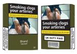 157gram 0.55mm Thickness Cigarette Packaging Box Full Color Flexo Printing