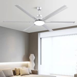 Quality 70&quot; 86&quot; High Power Motor Industrial Ceiling Fan with Light Aluminum Blades Remote Control 6 Speeds Ceiling Fan wholesale