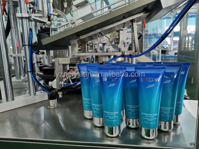 Brand new cosmetic plastic soft filler sealer automatic tube filling machines for hand cream