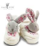 Plush Toddler Shoes Comfortable Safe Baby Infant Toe Rabbit Head Shoes