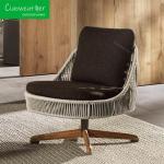 Garden Sofa Set Wood Chair Rattan Modern Sofa for Hotel Restaurant Banquet Home