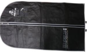 Quality Um Black 75g Unwoven Fabric With PVC Cover Suit Garment Bags With White Border / Handle wholesale
