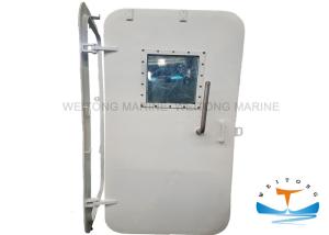 Quality Single Marine Watertight Doors Soundproof Aluminum Material For Commercial Vessels wholesale
