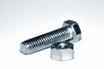 DIN933 full thread hex Hexagon Head Bolts Grade8.8 carbon steel zinc plated