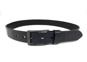 Quality Embossed Alloy Pin Buckle 3.5cm Men Cow Leather Belt wholesale