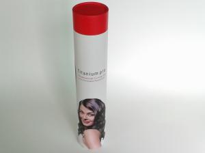 Quality Cylinder Shaped Greyboard Wine Packaging Boxes , C2s Paper Luxury Gift Boxes For Promotion wholesale