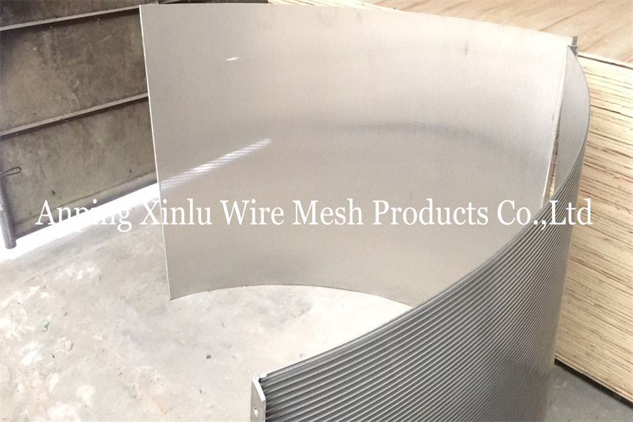 Wedge Wire Support Wire Flat Bed Panels Height 4.5X 5.5mm and Profile Wire 2.3*3.5mm