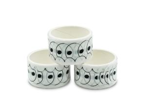 Quality 15mm Heat Resistant White Pattern Washi Tape Stickers wholesale