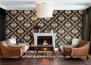 Quality Waterproof PVC Vinyl Wallpaper Vintage Style For Hotel / Office , Eco Friendly wholesale