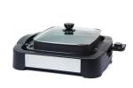 Indoor Tabletop Electric Grill , Tabletop Barbecue Grill Large Cooking Area