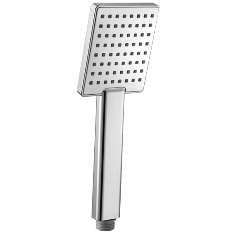 5 Square ABS Plastic Hand Shower Chrome Water Saving Handheld Shower Hotel Top Seller