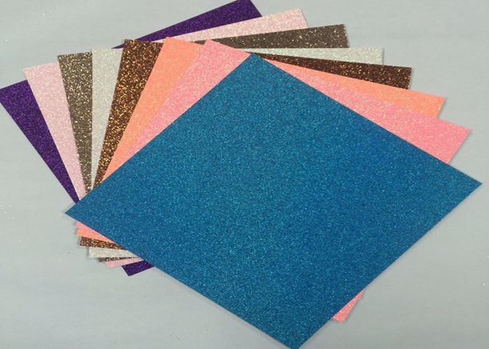 300gsm 12*12 Inch Glitter Card Paper Scrapbooking Glitter Paper For Children