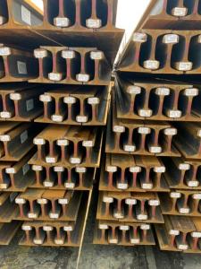 Quality Mining Railroad Steel Track Rail , Din Crane Rail P24 GB Standard 93.66mm Heigth wholesale