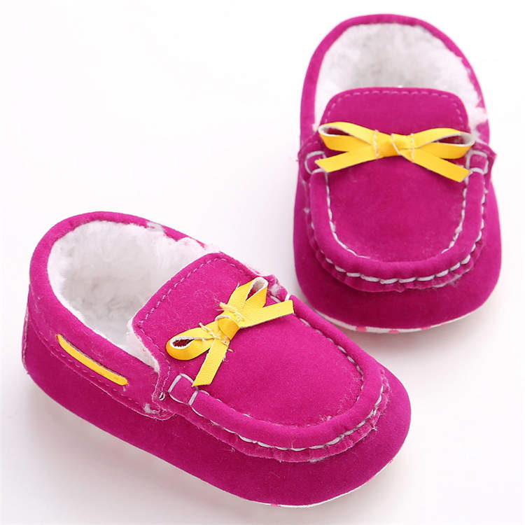 Wholesale fashion Faux suede Moccasins 0-2 years boy and girl prewalker baby boots