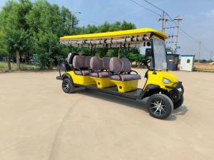 Quality 72V Lithium Electric Street Legal Buggy Golf Cart 5000Kw Electric Sightseeing 8 Seater wholesale