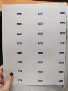 Quality Perforated Tickets Printing Paper 24 Shelf Edge Tickets Pricing Paper Card wholesale